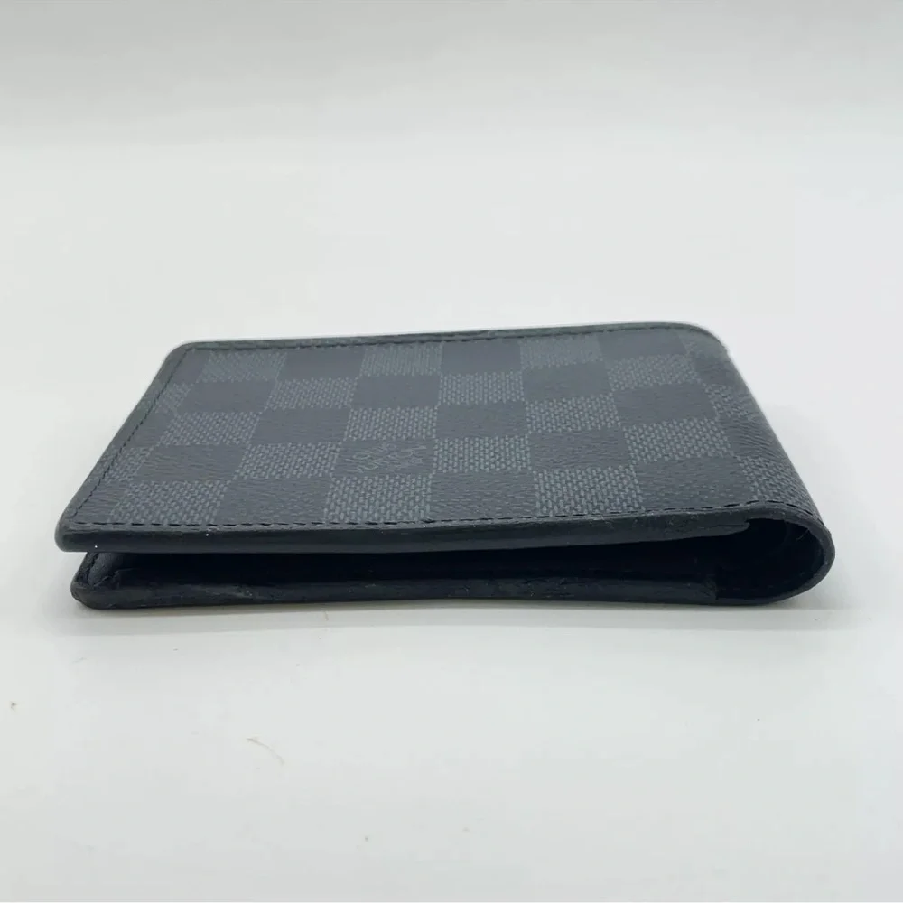 Authentic Louis Vuitton Damier Graphite Portefeuille multiple pocket W/Box